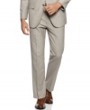 Bring the breeze of linen to your lunch meetings with these stylish suit pants from Alfani.