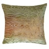 A whimsical wood grain print lays pleasantly on this decorative pillow. Fashioned from a fine silk, it makes a beautiful addition to any home.