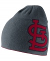 Get your head in the game with this comfortable MLB St. Louis Cardinals knit cap from Nike.