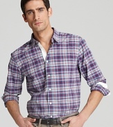 BOSS Orange Cliff Plaid Sport Shirt - Slim Fit