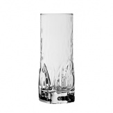 The Quartz barware pattern has a truly unique look with a square bottom and textured sides.