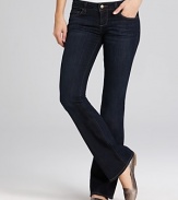 Paige Denim Jeans - Laurel Canyon Petite Flare Jeans in Gavin Wash