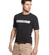 Set your summer style apart with this upscale t-shirt from Armani Jeans.