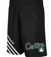 Become a legend of your local courts with these Boston Celtics replica shorts from adidas.