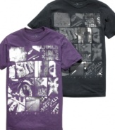 These t-shirts from Marc Ecko Cut & Sew pop some urban style into your casual look.