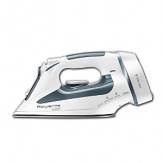 European design and superlative quality combine in this lightweight iron. A highly polished stainless steel soleplate provides an ultra-smooth glide and a unique high precision tip accesses hard-to-reach areas. Versatile and multi-functional, vertical steam allows the iron to be used in an upright position to remove wrinkles from drapes and hanging garments while bursts of steam remove stubborn wrinkles from difficult fabrics. Plus, a retractable cord keeps tangles at bay.