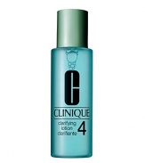 The difference-maker. Gentle exfoliating lotion developed by Clinique's dermatologists to help clear and clarify oily skins. De-flakes skin's surface to smooth, reveal clearer skin. Helps control oil that can lead to breakouts. Follow with Dramatically Different Moisturizing Gel.