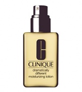 The moisture developed by Clinique's dermatologists to maintain optimal moisture balance for very dry skins, or skins dry in the cheeks, comfortable to oily in the T-zone. Softens, smoothes, improves. 4.2 fl. oz.