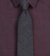 Dress wardrobe essential impeccably woven in luxurious cashmere and silk.About 3 wideSilkDry cleanMade in Italy