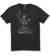 This rad graphic tee from Lucky Brand Jeans has bold, casual style fit for a king.