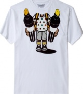 Half pipe meets hip hop: Marx Dots graphic tee, from Trukfit (The Reason You Kill for It) by Lil Wayne.