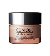 Diminishes the appearance of eye puffs, darkness, fine lines. Lightweight, non-creep, cream/gel formula actually helps hold eye makeup in place. For use morning and night, under eyes and on the lids.