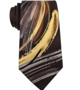 An inspired take from south of the border. This Jerry Garcia tie adds an artistic note to your dress wardrobe.