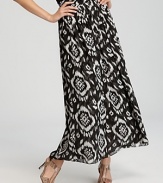 VINCE CAMUTO Printed Maxi Skirt