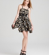 Cynthia Steffe Dress - Pamela Leaf Print Halter