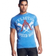 Live fast. This t-shirt from Affliction get your style racing.