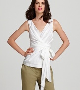 Escada Blouse - Naile Stretch Wrap