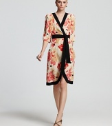 Sonia Rykiel Dress - Short Sleeve Printed Wrap Dress