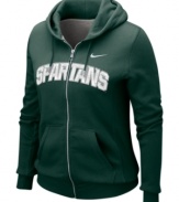 Spread the spirit and cheer on your favorite team with this NCAA Michigan State Spartans hoodie from Nike.