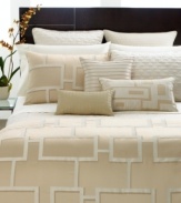 Frame your Maze bed in sophisticated, shimmering style with this coordinating bedskirt from Hotel Collection.