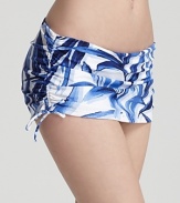 Tommy Bahama designs all its suits with figure flattery in mind. This skirted bottom boasts extra coverage and a sweet floral print for a cooly confident look.