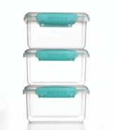 Make it last. Featuring seal-tight lids that lock in freshness, these storage containers from Martha Stewart Collection ensure ingredients, snacks and leftover meals stay delicious. Limited lifetime warranty.