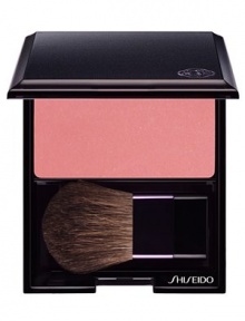 All-day true color. Silky-smooth finish. Beautiful, shiny color with just one stroke. Glides onto skin smoothly to create a naturally contoured look. Available in 6 shades: 4 healthy, rosy blushes and 2 multi-purpose highlighters. Create a multi-dimensional look with blush and highlighters to add depth and glowing radiance.Call Saks Fifth Avenue New York, (212) 753-4000 x2154, or Beverly Hills, (310) 275-4211 x5492, for a complimentary Beauty Consultation. ASK SHISEIDOFAQ 