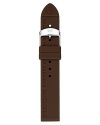 Michele Chocolate Brown Watch Strap, 16mm