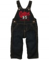 Prepare him for a day of fun with these stylish overalls from Osh Kosh.