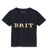 Featuring the brand's signature logo embroidery on the front, this classic crewneck tee from Burberry is a must.