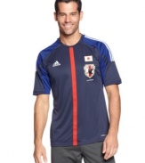 Get ready to take the field like your favorites in this Japan Home soccer jersey with CLIMACOOL technology from adidas.