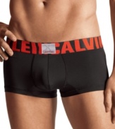 Underwear peeking above your belt is so passe. Avoid the show with these low-rise Calvin Klein briefs.