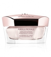 Enhanced with Guerlain's exclusive Royal Jelly, this deeply nourishing and firming day cream has an intense lifting action, leaving contours of the face redefined. Imperfections are reduced leaving skin luminous. Made in France. 1.7 oz. 