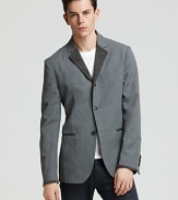 John Varvatos Convertible Lapel Blazer