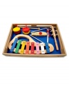 Strike up the band! This assortment of musical instruments is a great way of introducing children to music.