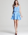 Julie Dillon Dress - Belted Tiered Dress