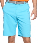 Keep your cool on the course with these Puma golf shorts featuring moisture management technology.