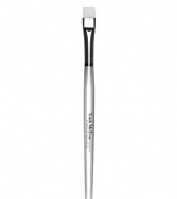 A specially designed brush for eye defining and shadow lining with precise definition. Hand-crafted with hand-cut synthetic fibers for a mistake-proof, professional application. 5 Lucite handle. 