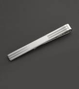 Dolan Bullock Sterling Silver Engraved Pattern Tie Bar