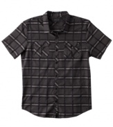 Redefine your casual style with this cool plaid shirt from O'Neill.