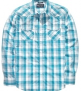 Be a little more rad in plaid. This shirt from American Rag rocks your weekend.