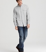 Saturdays Surf NYC Crosby Woven Twill Sport Shirt - Slim Fit