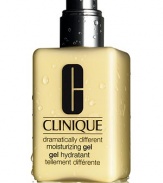 Dramatically Different Moisturizing Gel. Oil-free moisture drink developed by Clinique's dermatologists to maintain optimal moisture balance for skins comfortable in the cheeks but oily in the T-zone, or oily all over. Oil-free formula softens, smoothes, improves. 