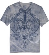 Make your t-shirt a talking point. This graphic shirt from Retrofit will build a buzz on your casual style.