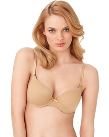 A smooth molded cup underwire bra that will look great under any tee shirt.