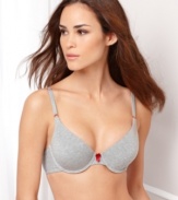 Treat yourself to a bra that's as comfy as your favorite t-shirt. Maidenform's Signature cotton demi bra. Style #9259