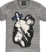 Rock out your style to the tune of Kurt Cobain's guitar with this T shirt from RIFF.