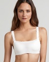 This double lined camisole bra with contour cups and lace trim is meant to be seen. Looks great layered under your favorite low-cut top.