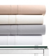 The ultimate in luxury. Woven from 100% Egyptian cotton, these indulgently soft, 800-thread count king fitted sheets are exquisitely designed and expertly tailored to provide the ultimate night's sleep. Woven with lustrous 2-ply yarn to achieve total thread count. In subtle, sophisticated colors that coordinate with a variety of bedding collections.