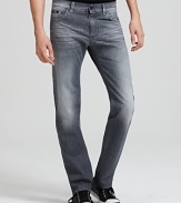 BOSS Black Maine Jeans in Dark Used Grey Wash